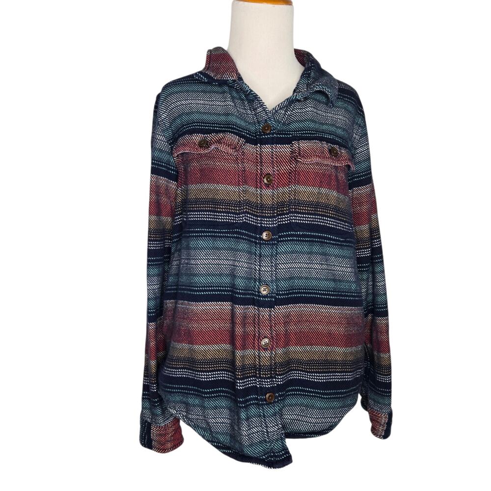 L.L. Bean Women 1912 Overshirt Shacket Granola Cabin Twill Outdoor Layer Small